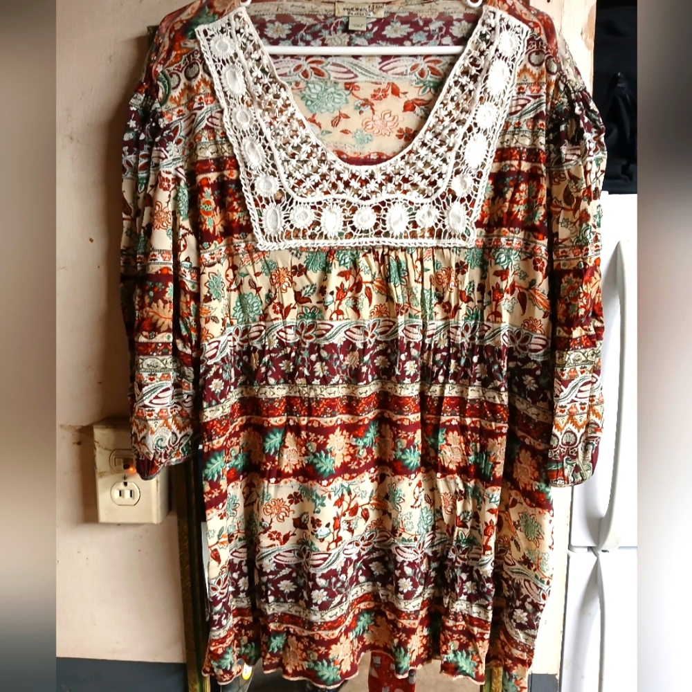 One World XXL 3/4 Sleeve top